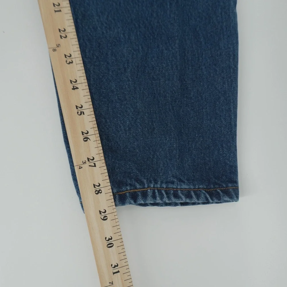 Levis 550 Relaxed Fit Tapered Leg Jeans Mens 35x28 Blue Medium Wash Denim